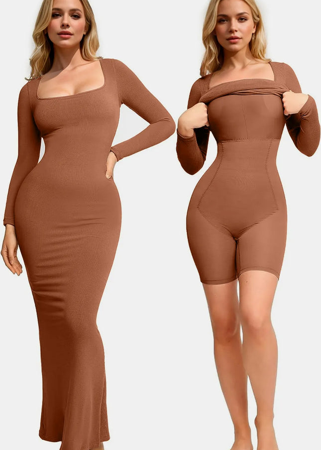 The SculptFit 8-in-1 Integrated Shapewear Maxi Dress